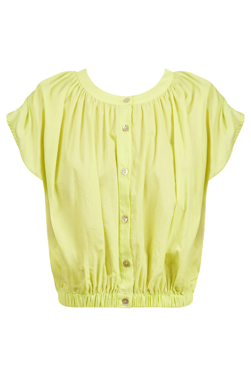 Aurora Reversible Crop Top, Pomelo