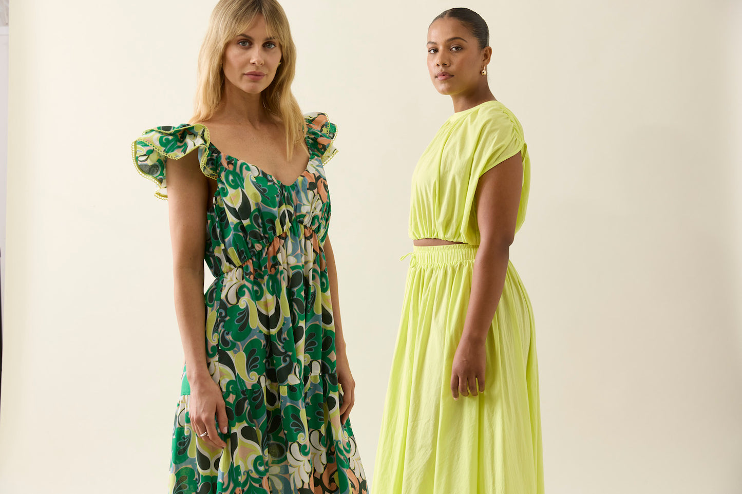 Aurora Maxi Skirt, Pomelo