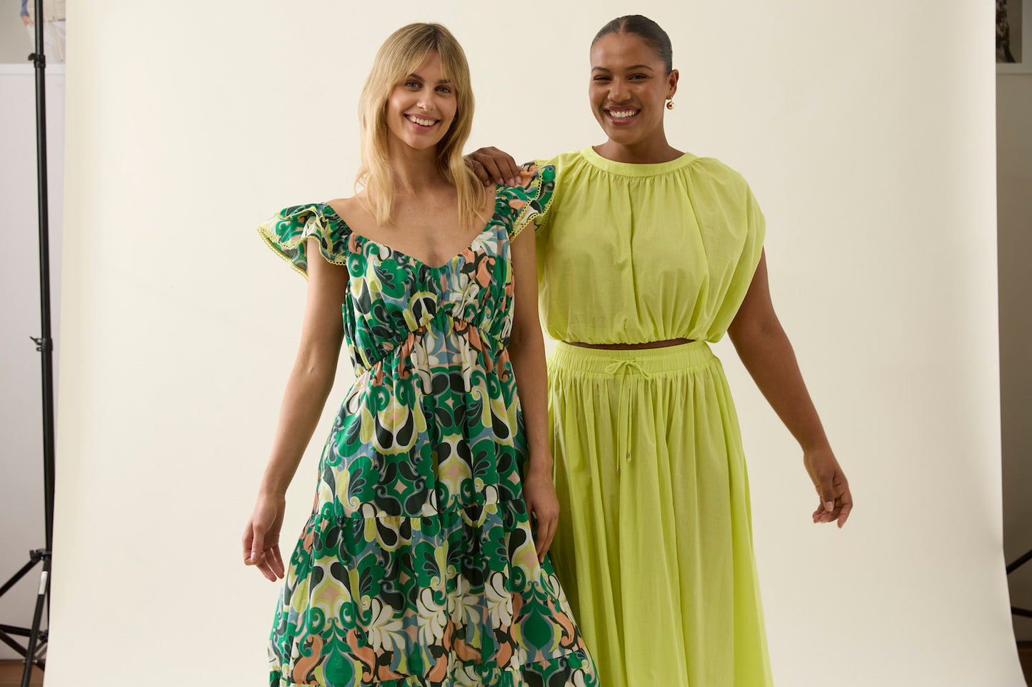 Aurora Maxi Skirt, Pomelo