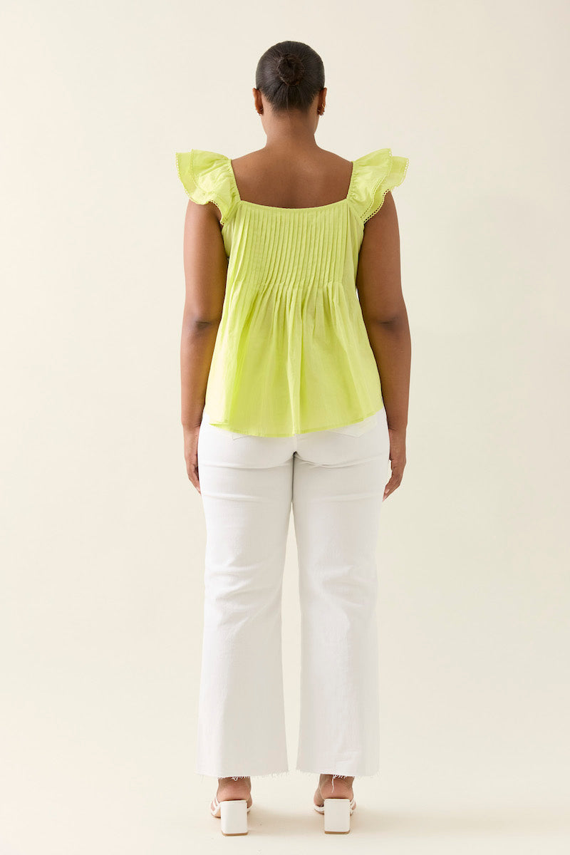 Aurora Frill Tank, Pomelo