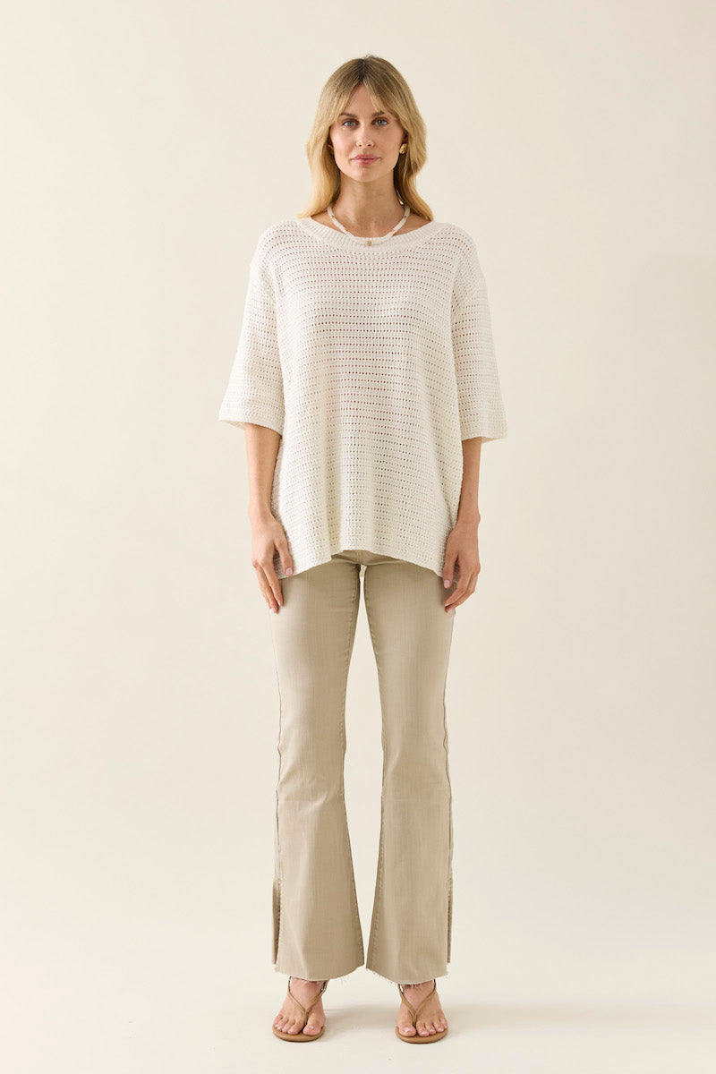 Sylvie Knit T-Shirt, Lotus