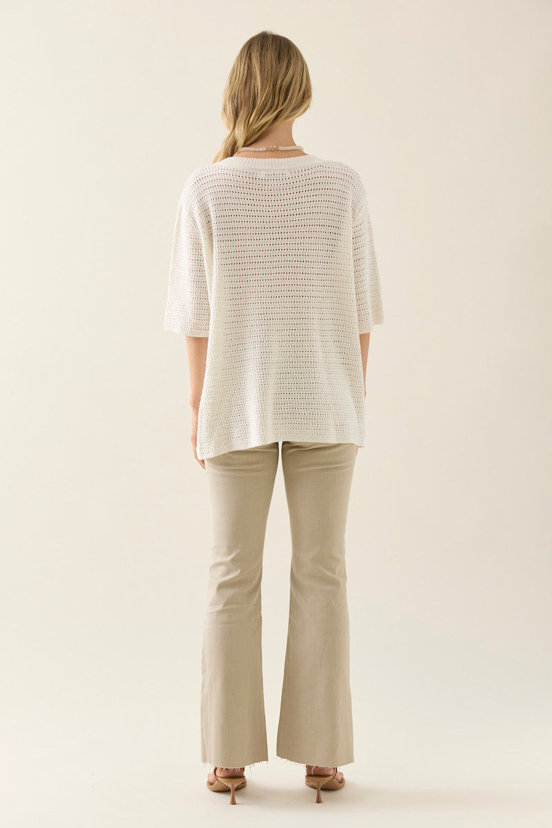 Sylvie Knit T-Shirt, Lotus