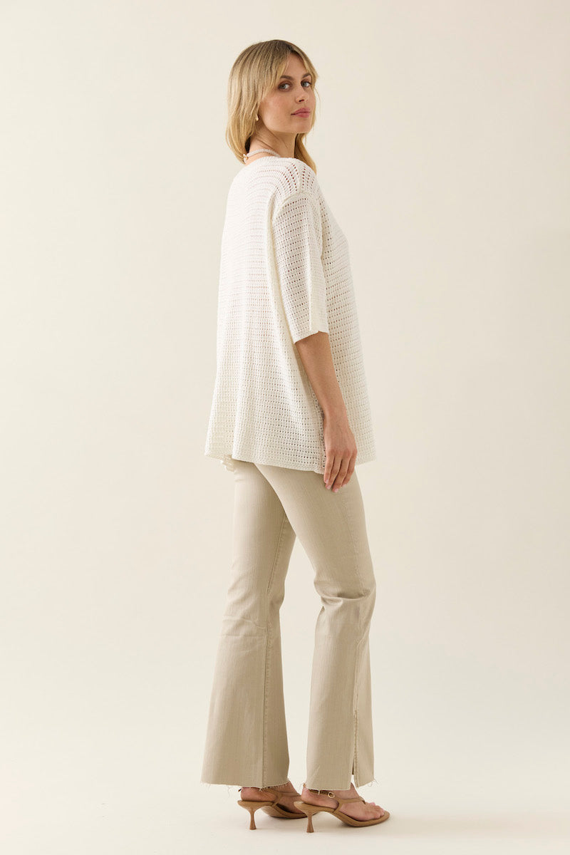 Sylvie Knit T-Shirt, Lotus