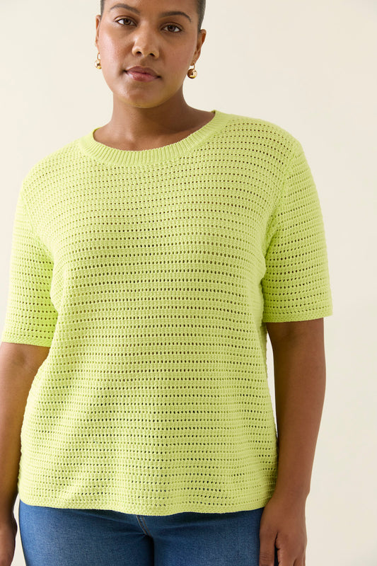 Sylvie Knit T-Shirt, Pomelo
