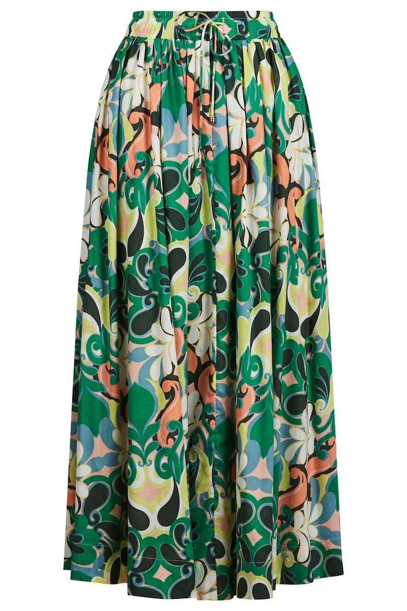 Aurora Maxi Skirt, Paisley