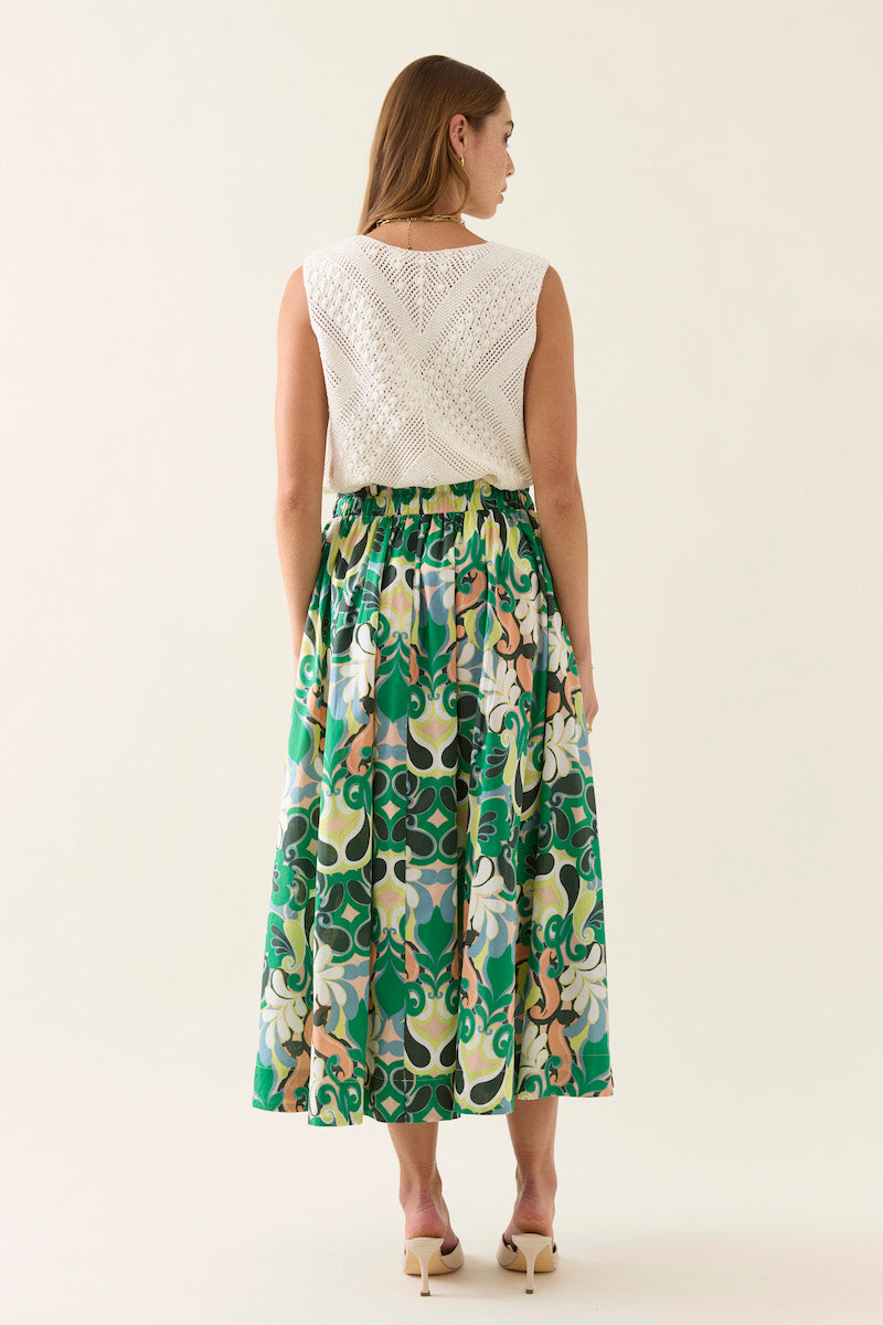 Aurora Maxi Skirt, Paisley
