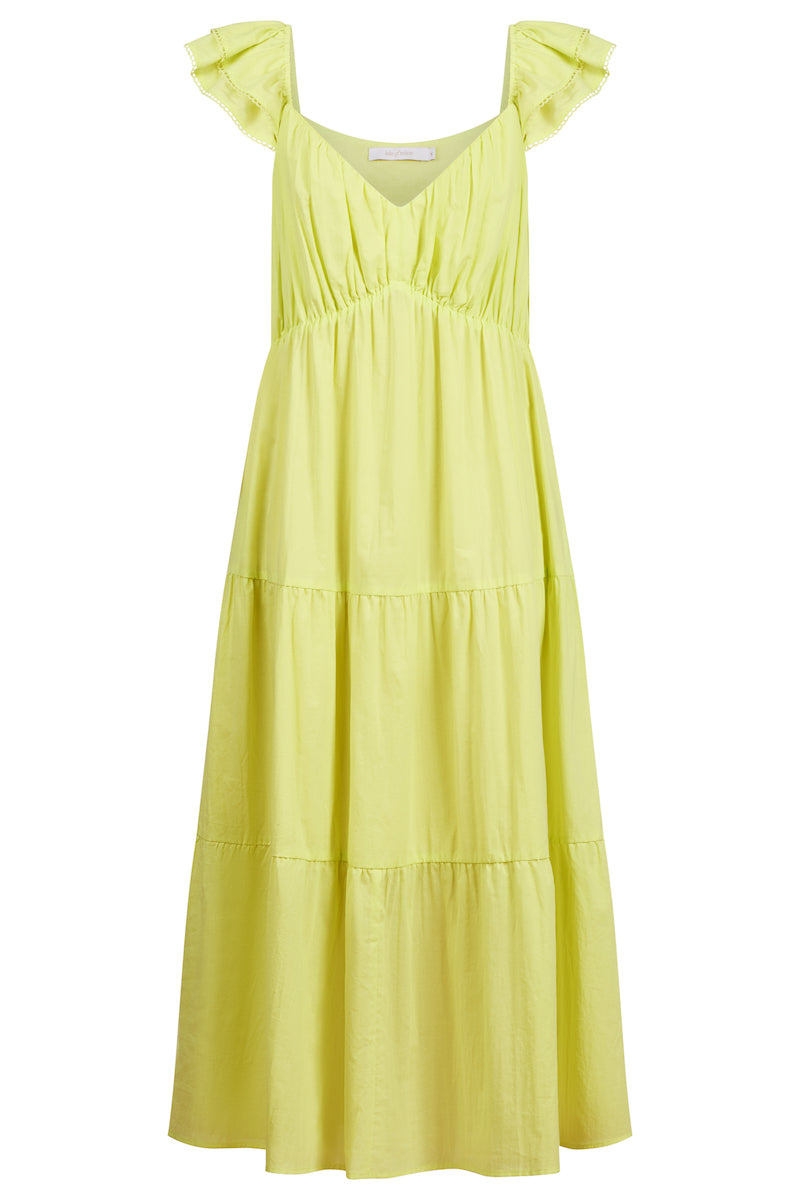 Aurora Frill Tank Dress, Pomelo