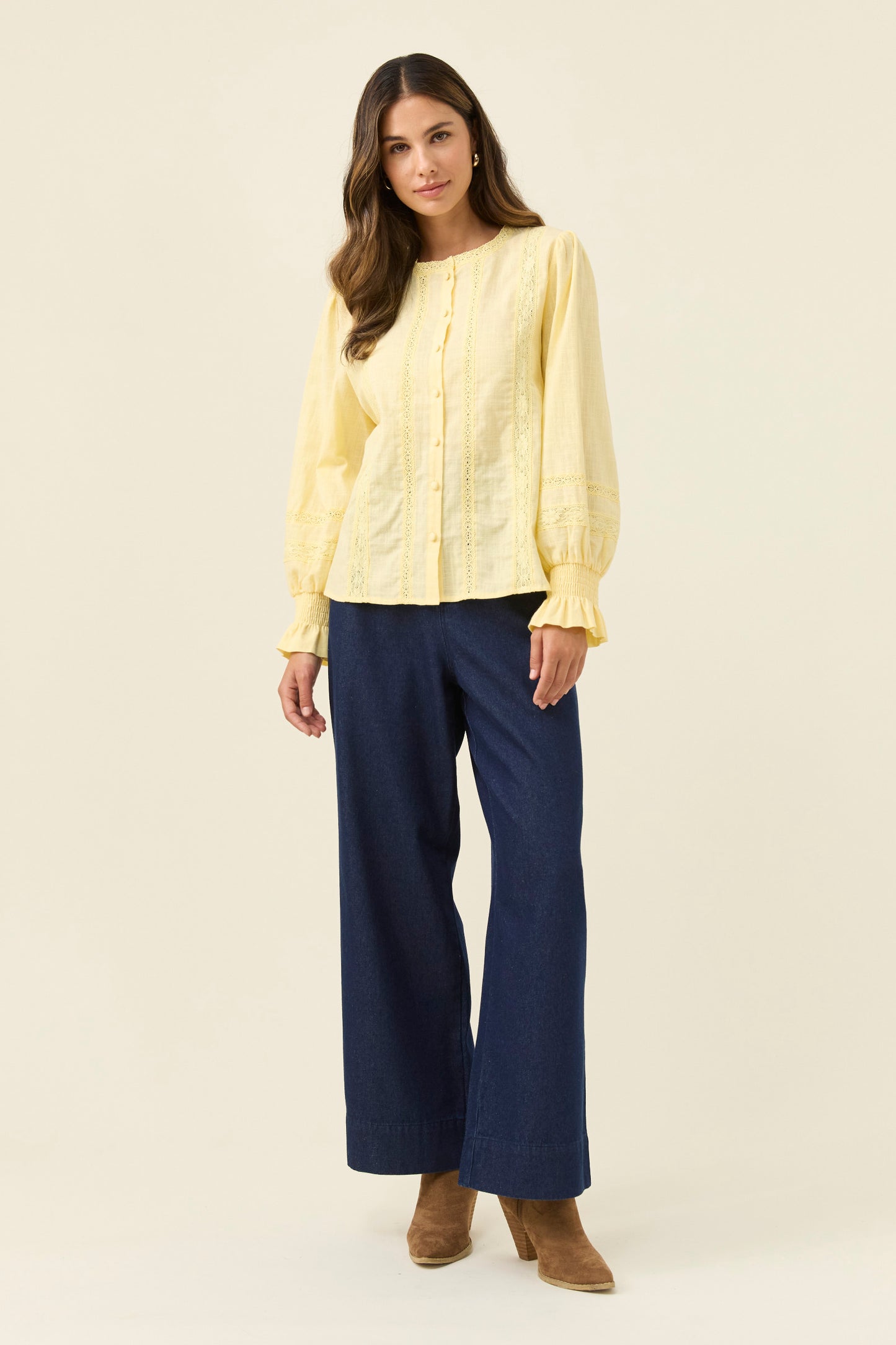 Maeve Shirt, Butter