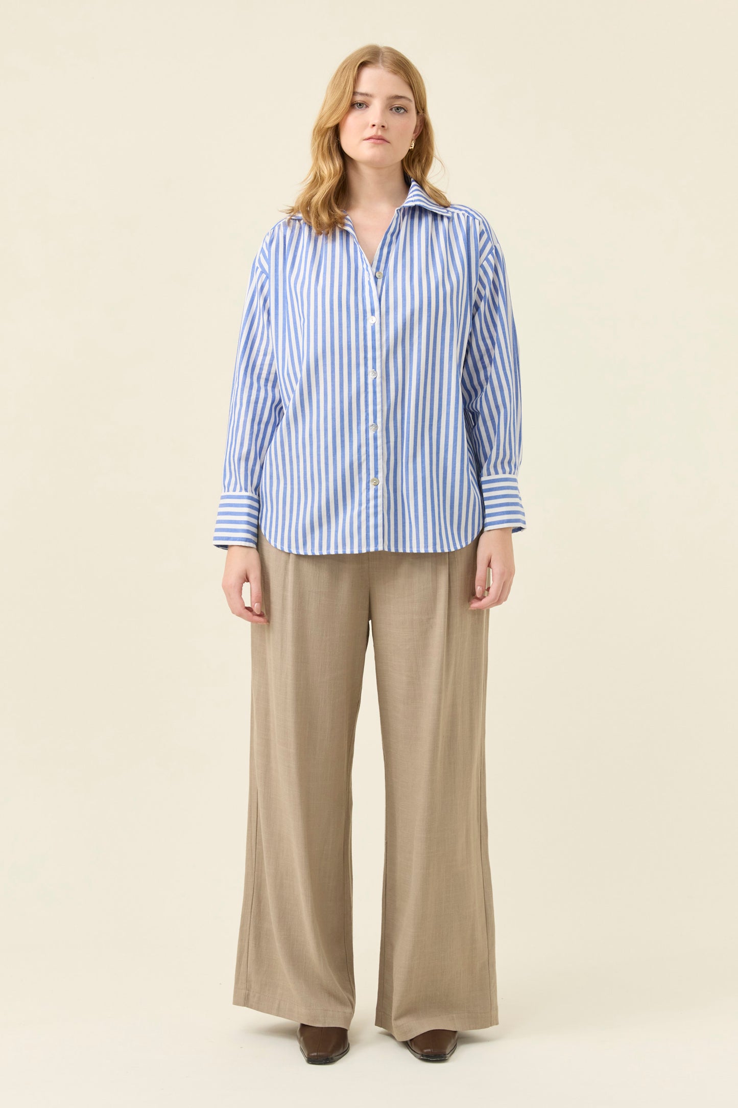 Quinn Shirt, Cobalt