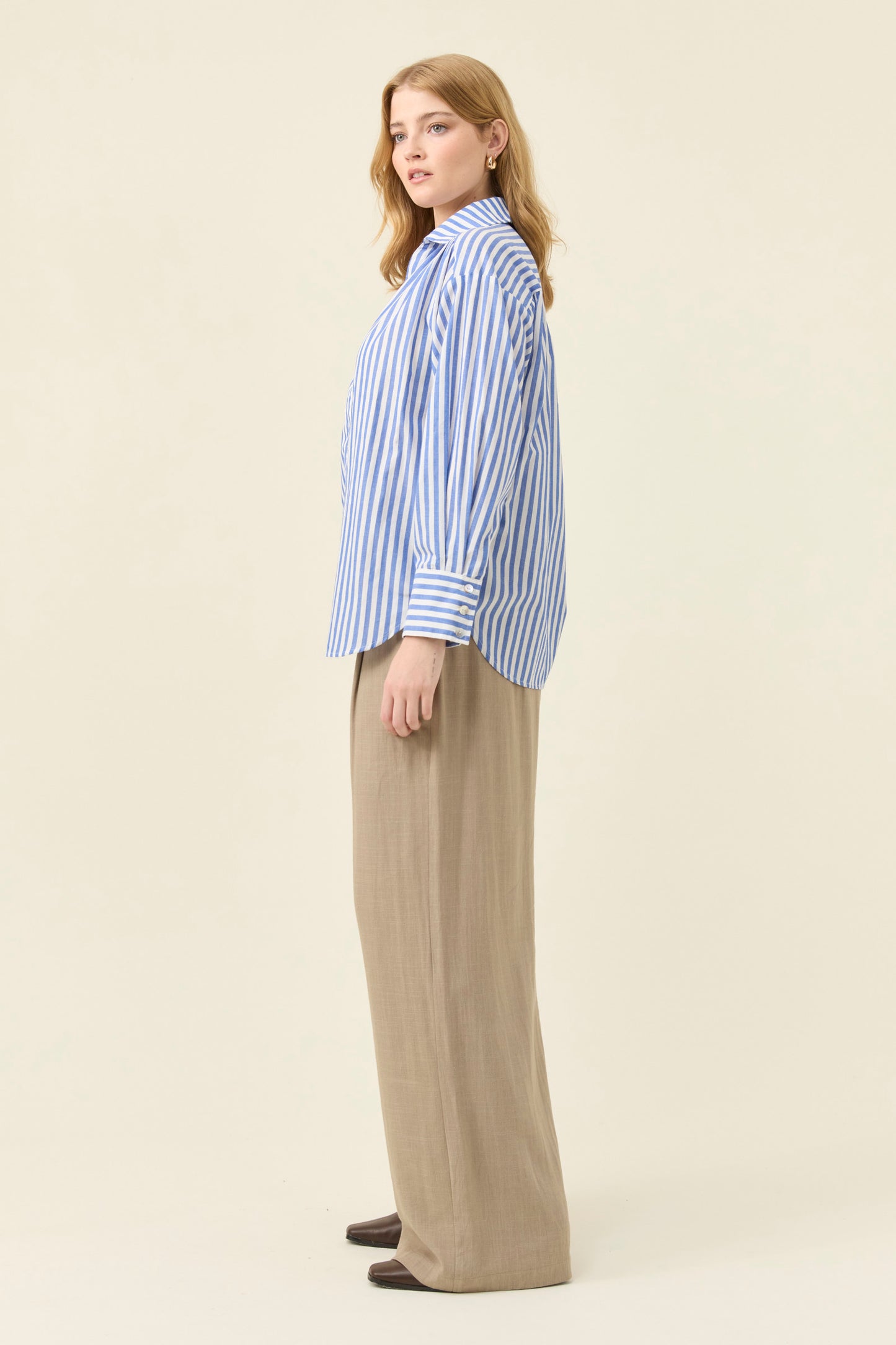 Quinn Shirt, Cobalt