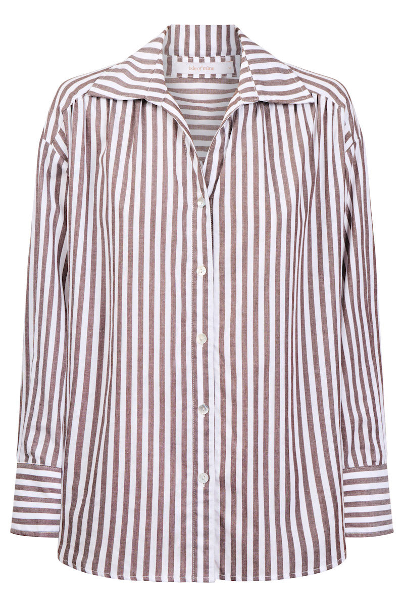 Quinn Shirt, Chocolate