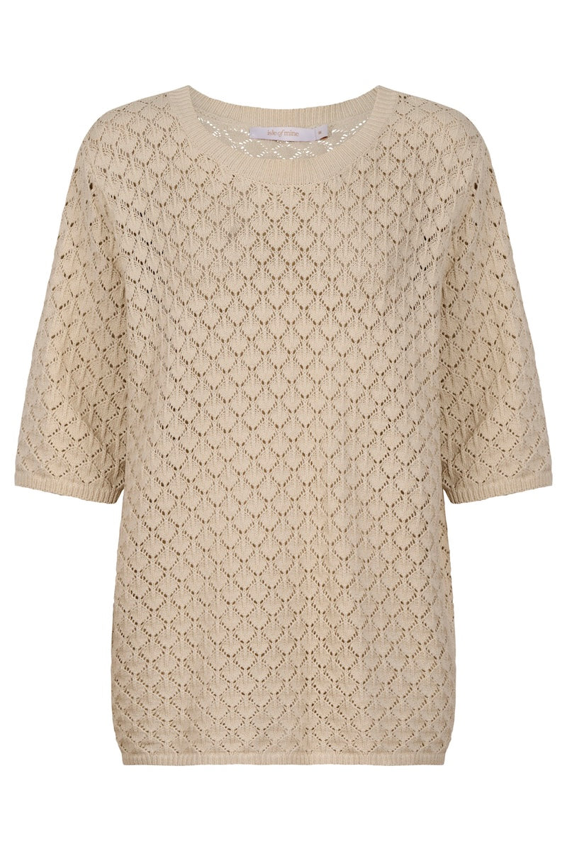 Mia Knit T-Shirt, Canvas