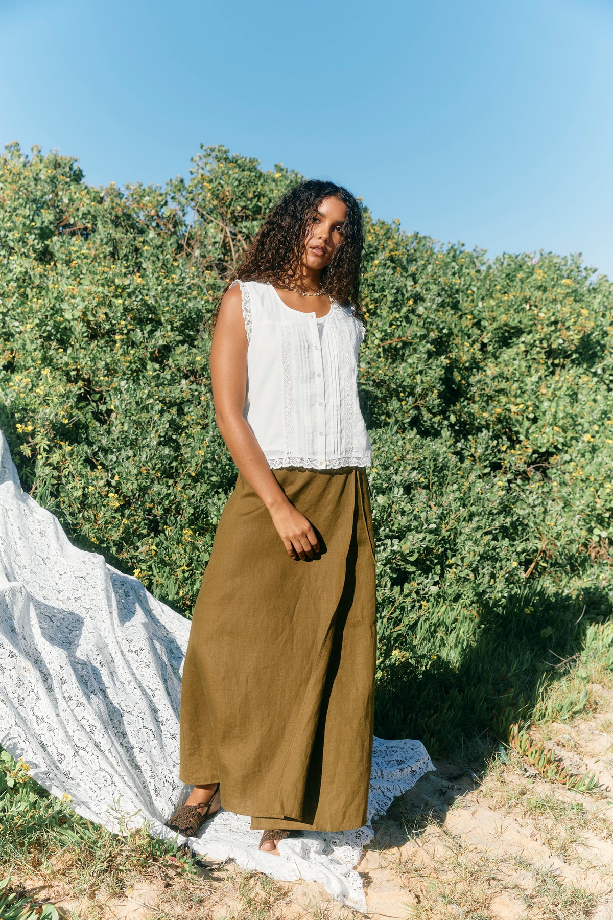 Frances Button Tank