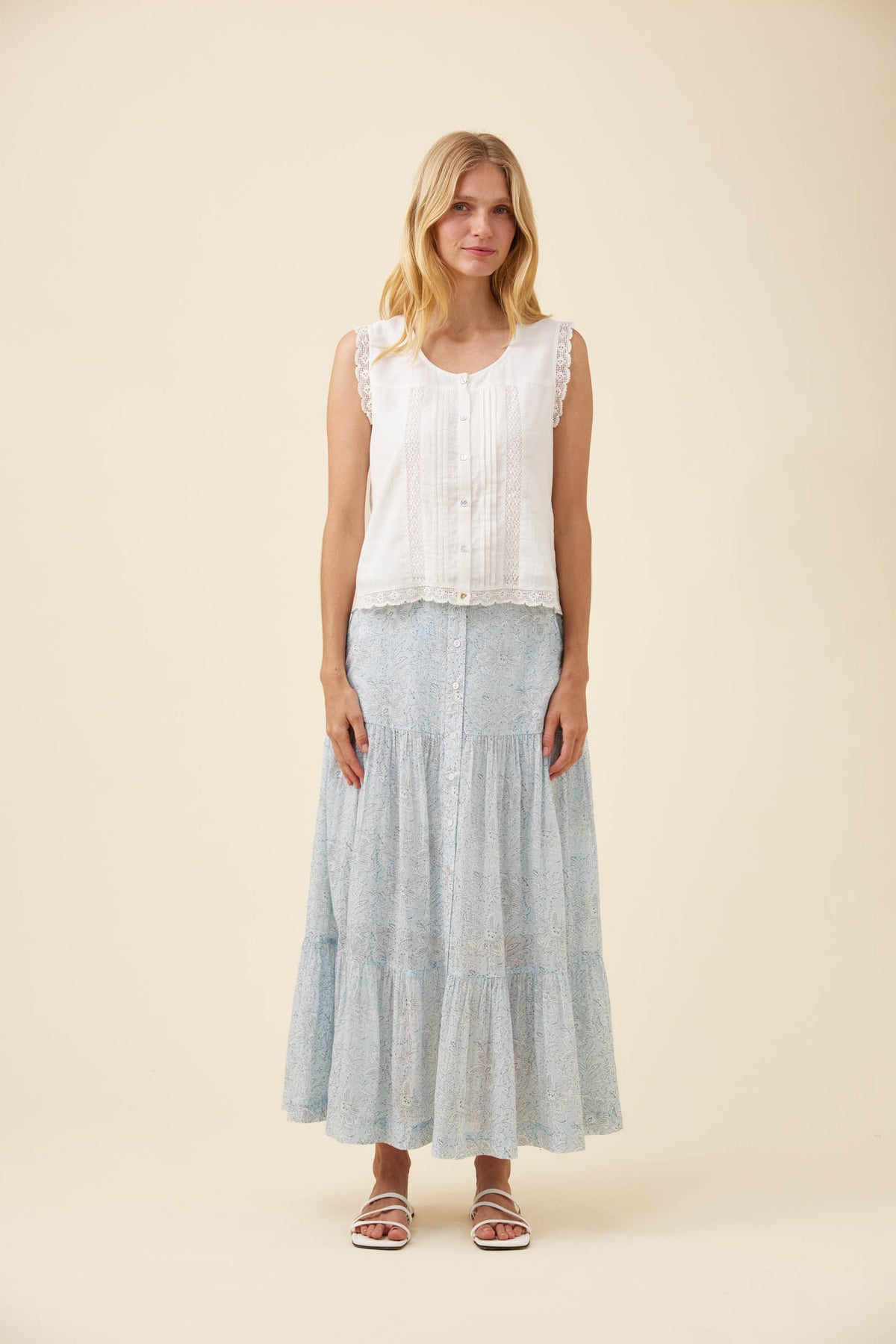 Frances Button Tank
