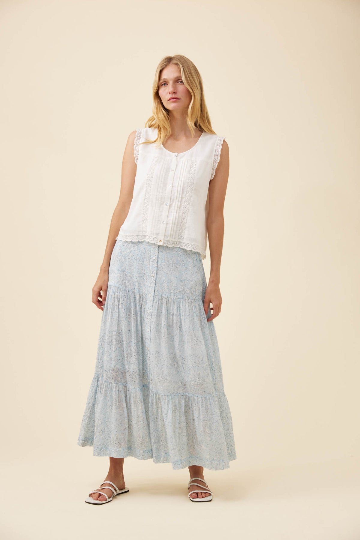 Frances Button Tank