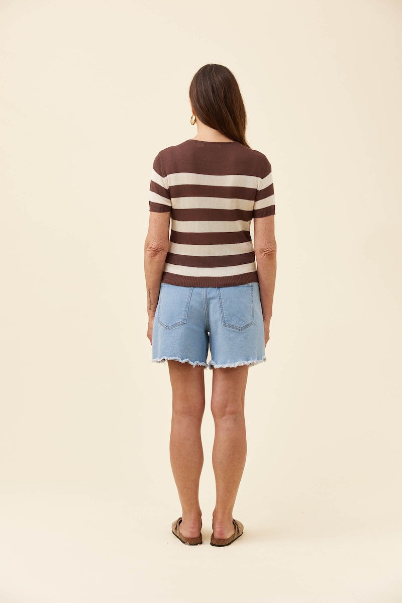 Marcelle T-Shirt, Taupe