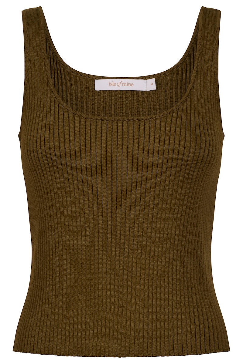 Adele Cotton Tank, White