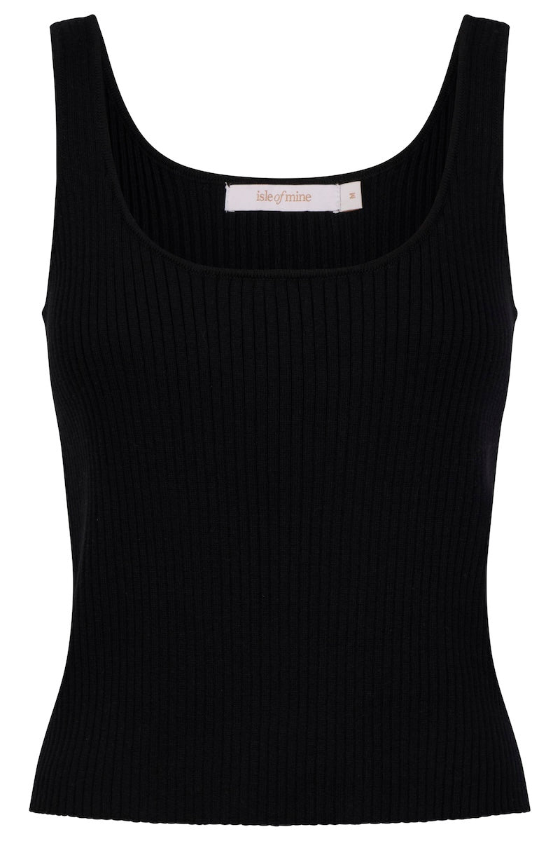 Adele Cotton Tank, White