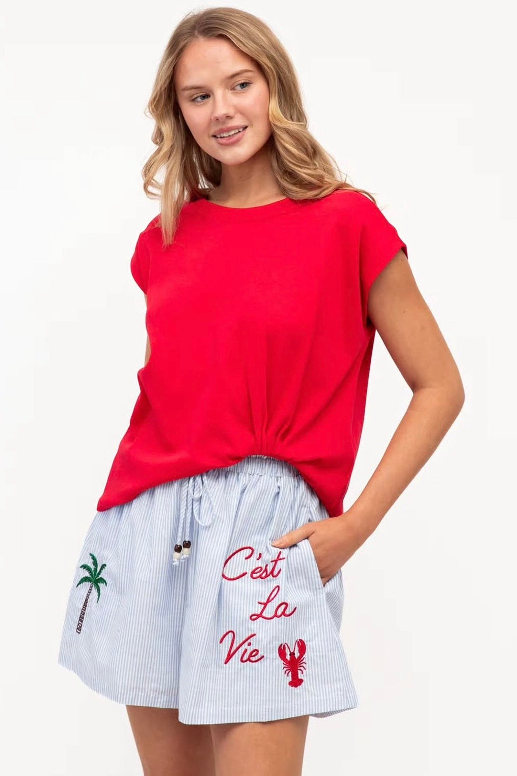 Marinere Embroidered Shorts