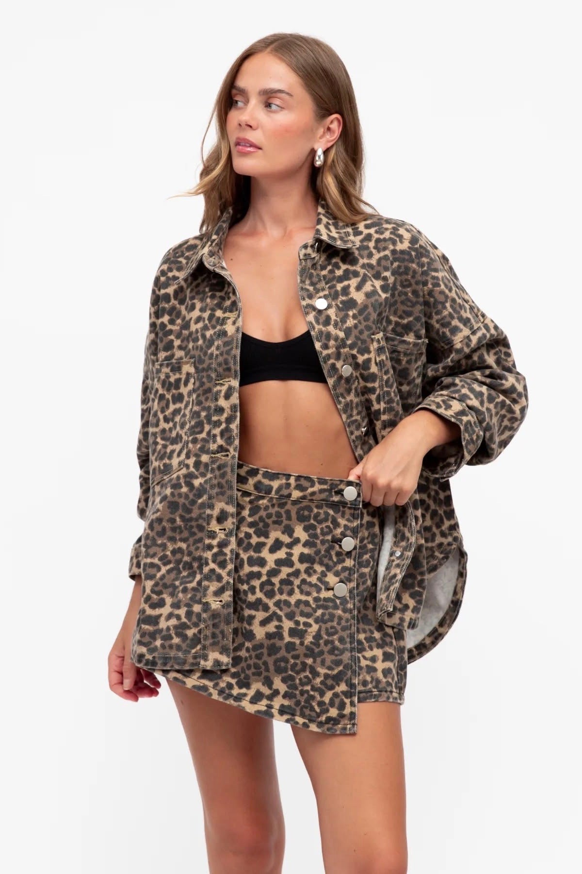 Riley Jacket, Leopard