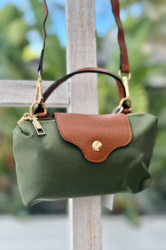 Sadie Mini Tote, Khaki