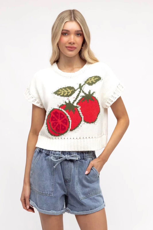 Tomato Knit Top