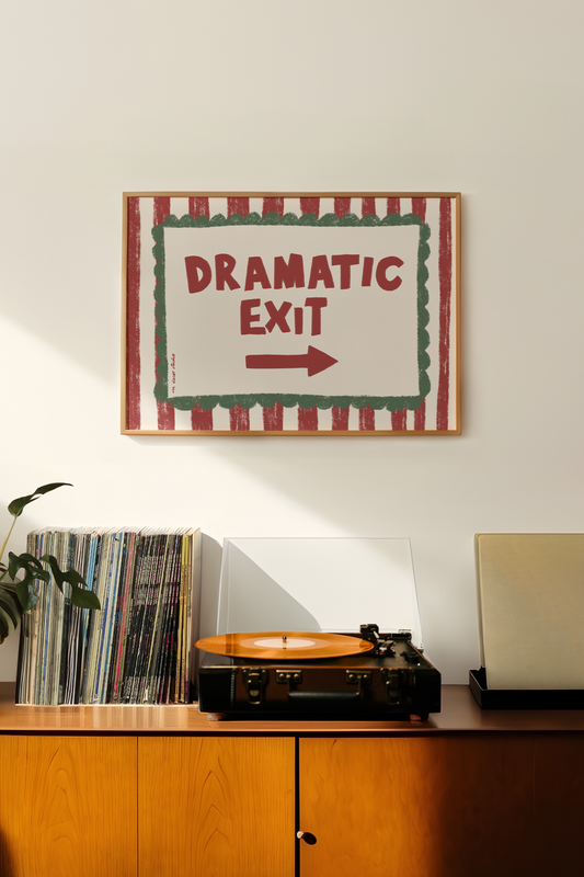 Dramatic Exit Art Print