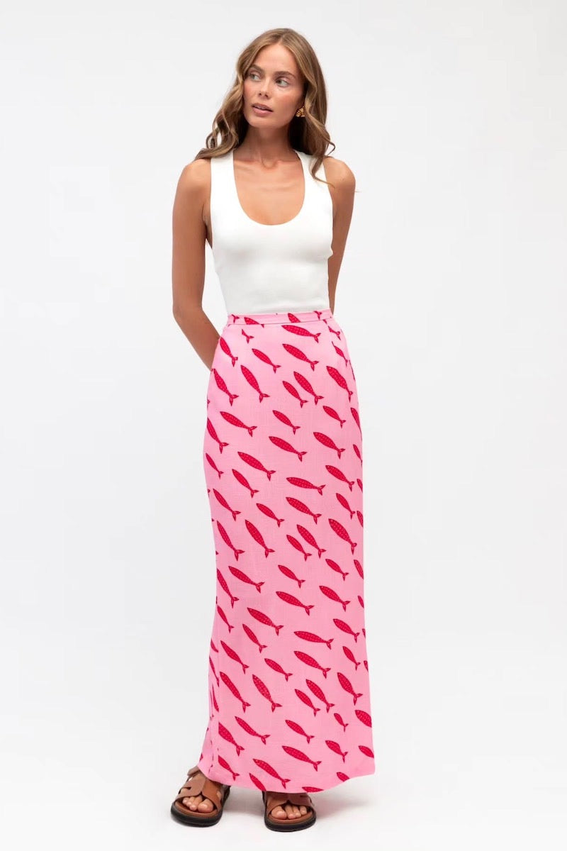 Carmine Sardine Skirt