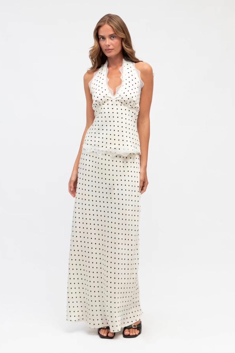 Paula Polka Doy Skirt