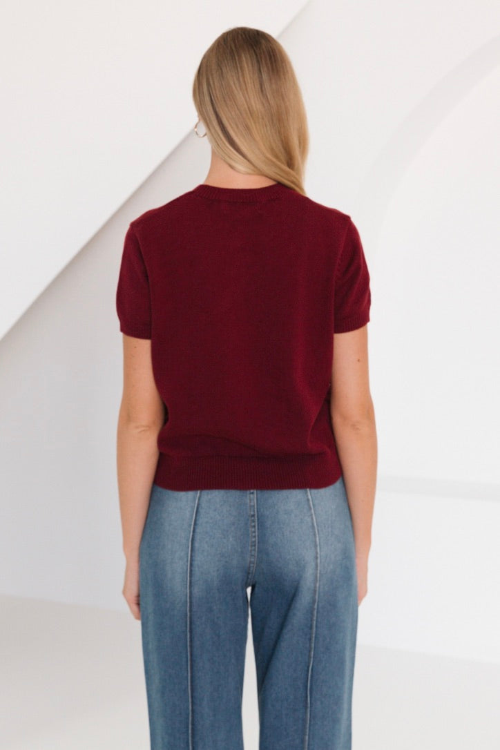 Lara Knit Tee - FRANKIE + COCO