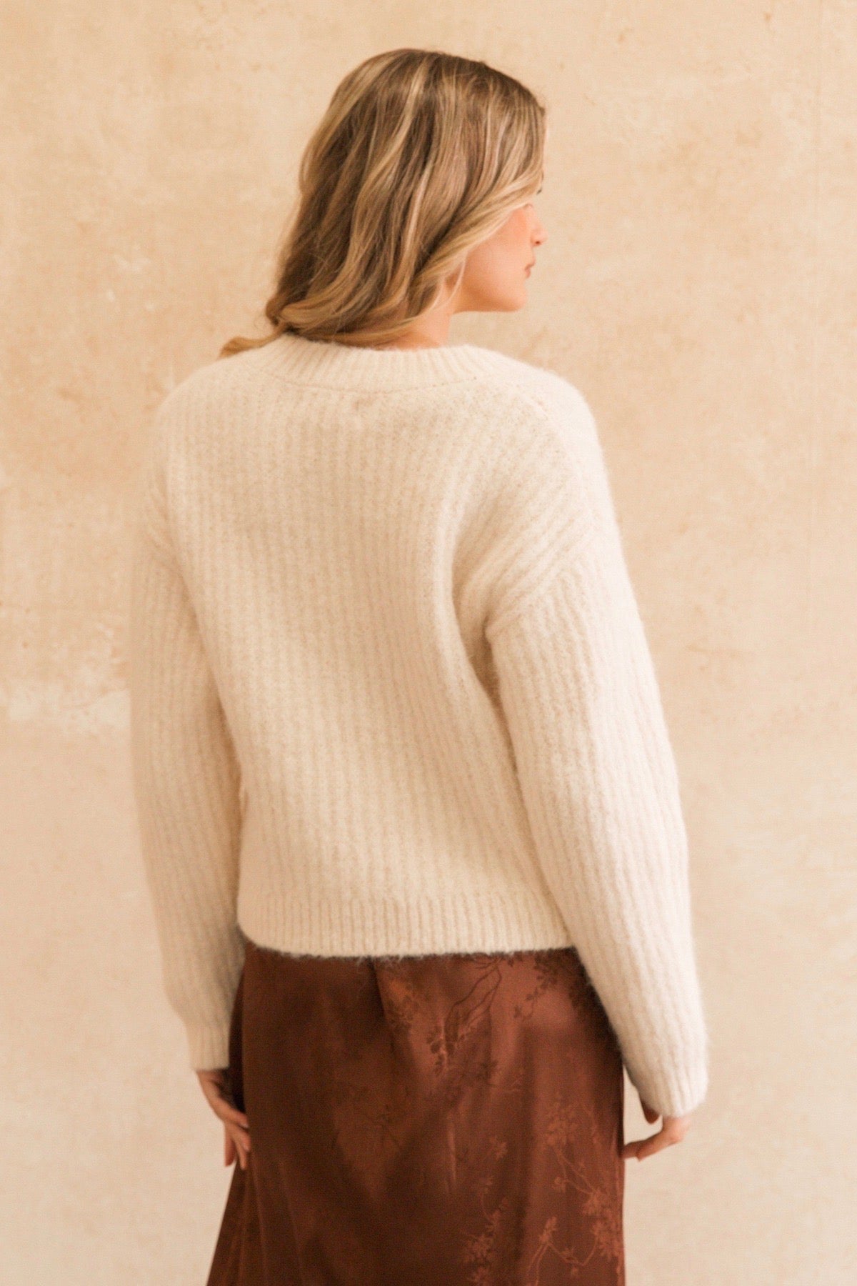 Ruby Noir Cardigan, Pearl