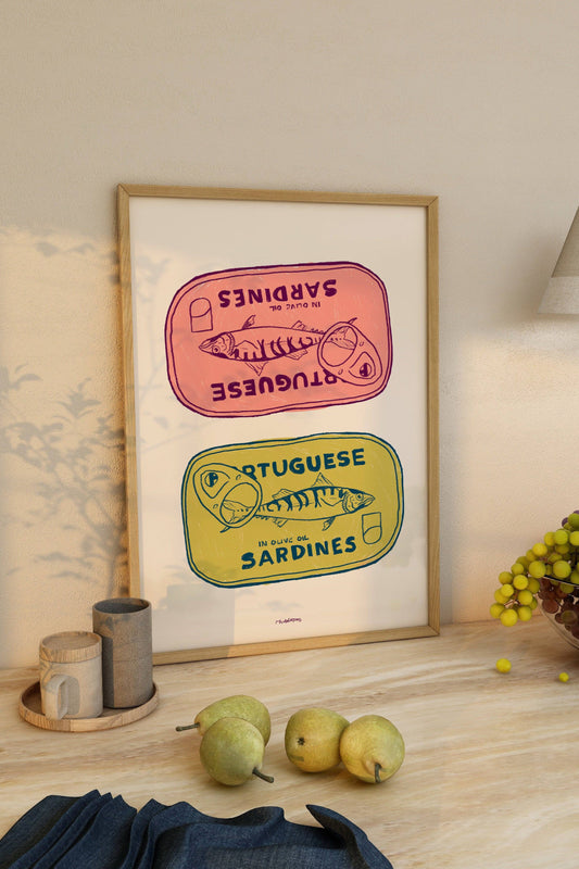 Sardines Art Print