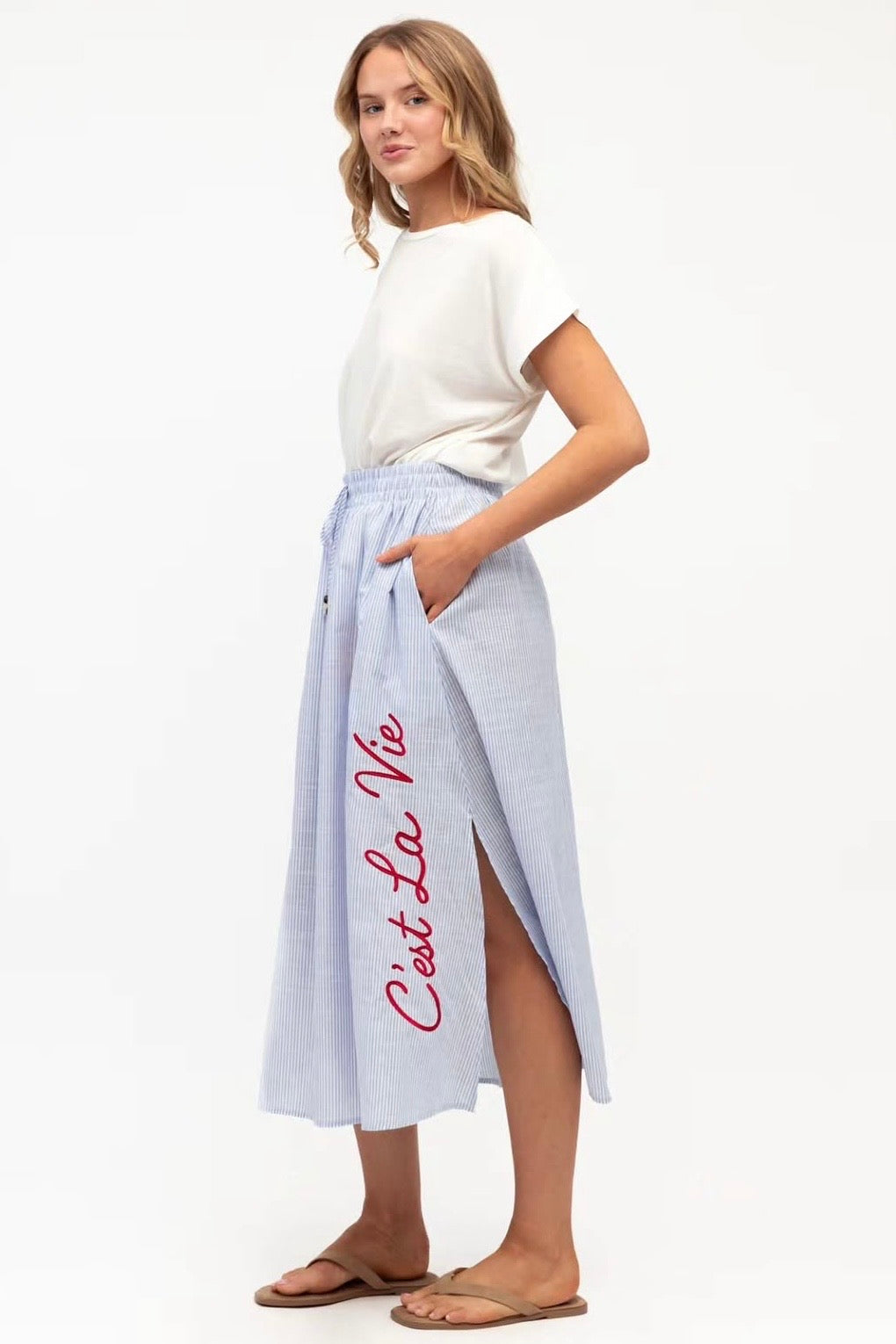 Marinere Embroidered Skirt