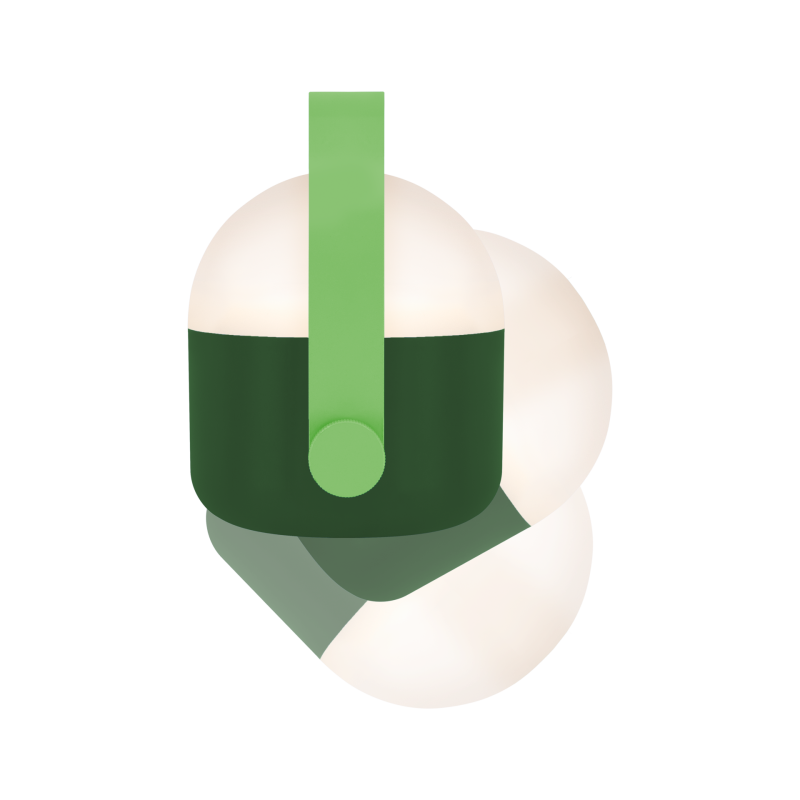 Ole Portable Lamp, Green