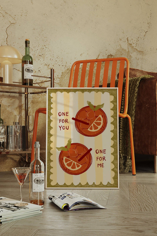 One for You One for Me Art Print