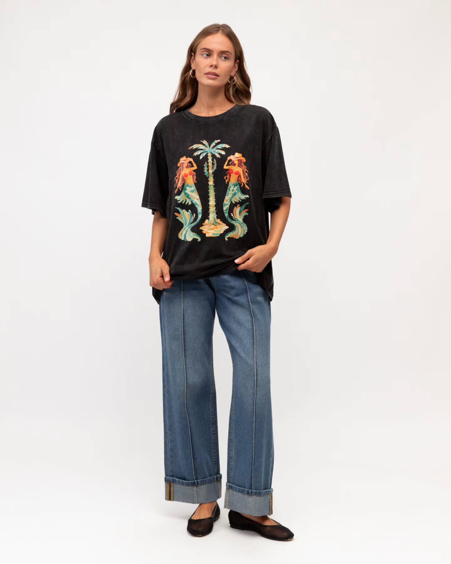 Twin Mermaid Tee