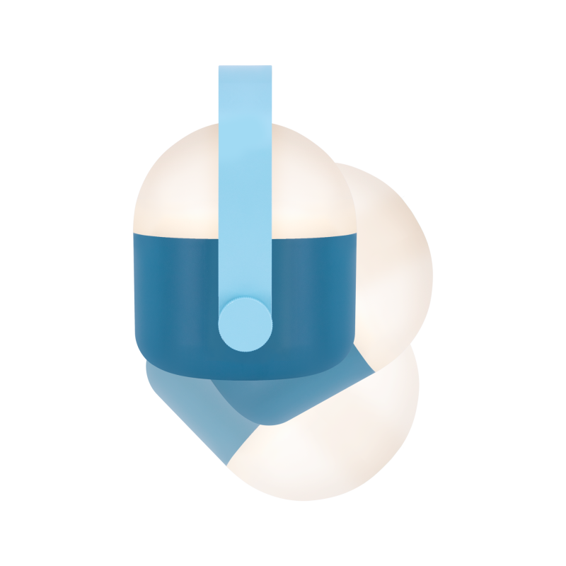 Ole Portable Lamp, Blue