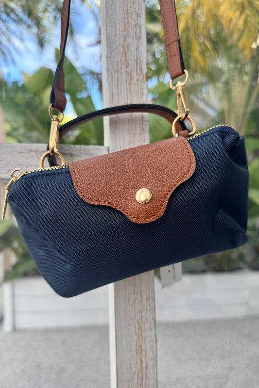 Sadie Mini Tote, Navy