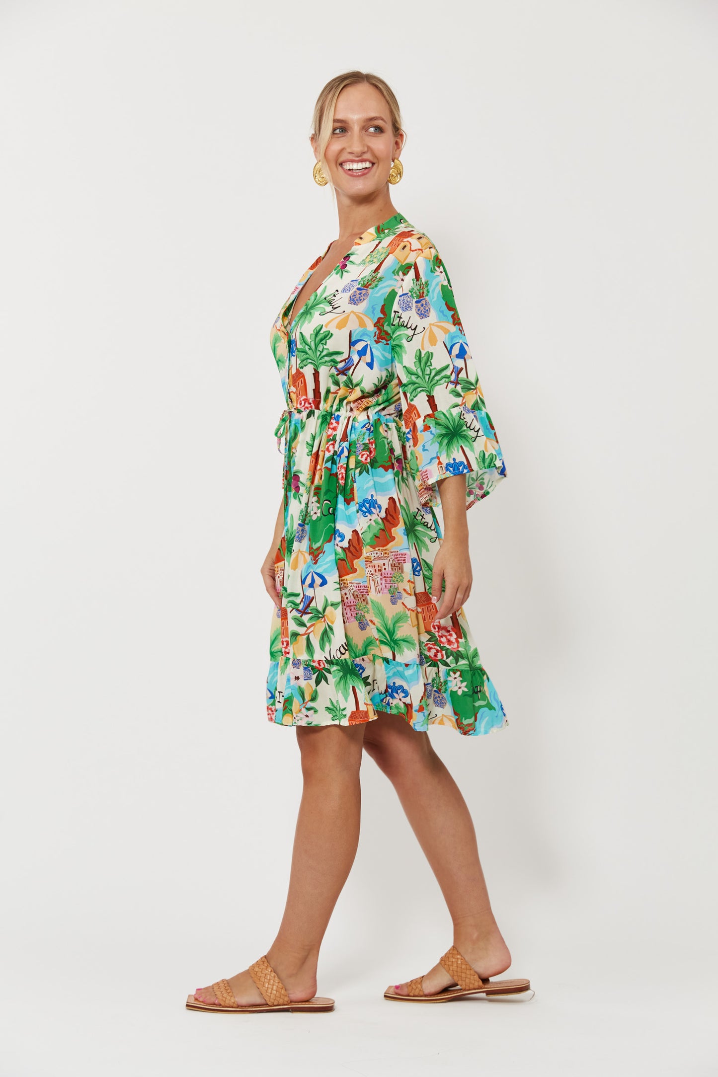 Isola Tie Dress, Capri