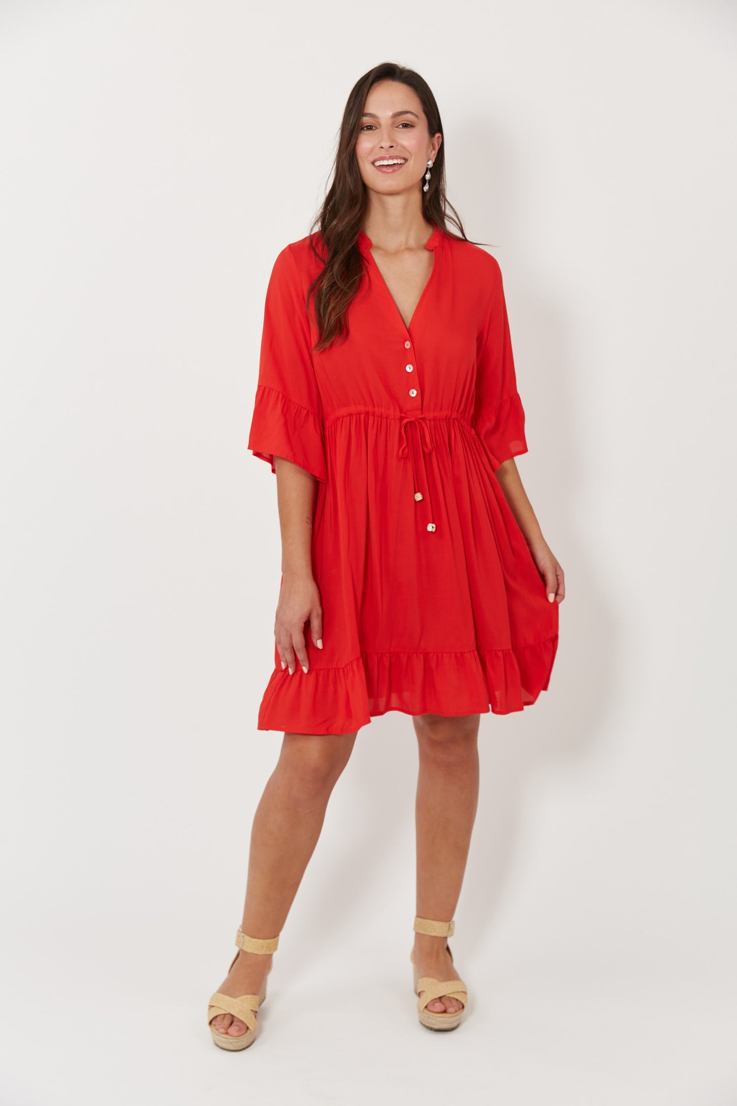 Isola Tie Dress, Negroni