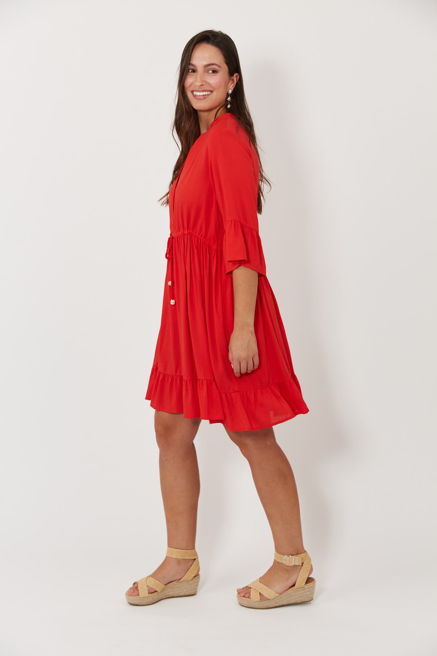 Isola Tie Dress, Negroni