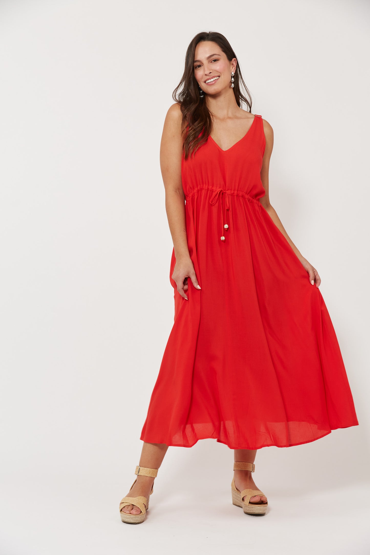 Isola Tank Maxi Dress, Negroni