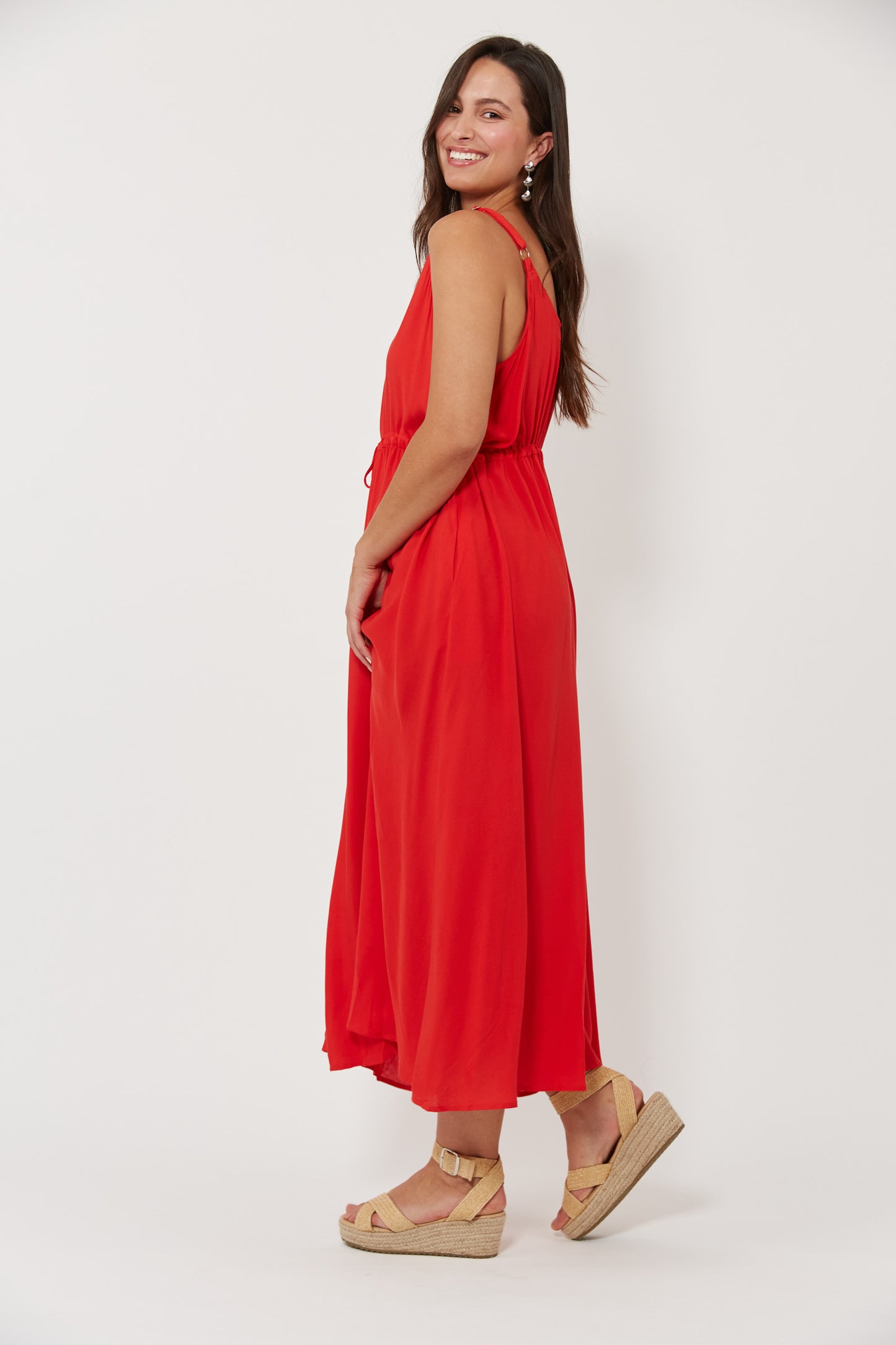 Isola Tank Maxi Dress, Negroni