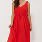 Isola Tank Maxi Dress, Negroni