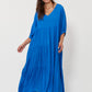 Isola Tiered Maxi Dress, Baia