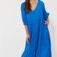 Isola Tiered Maxi Dress, Baia