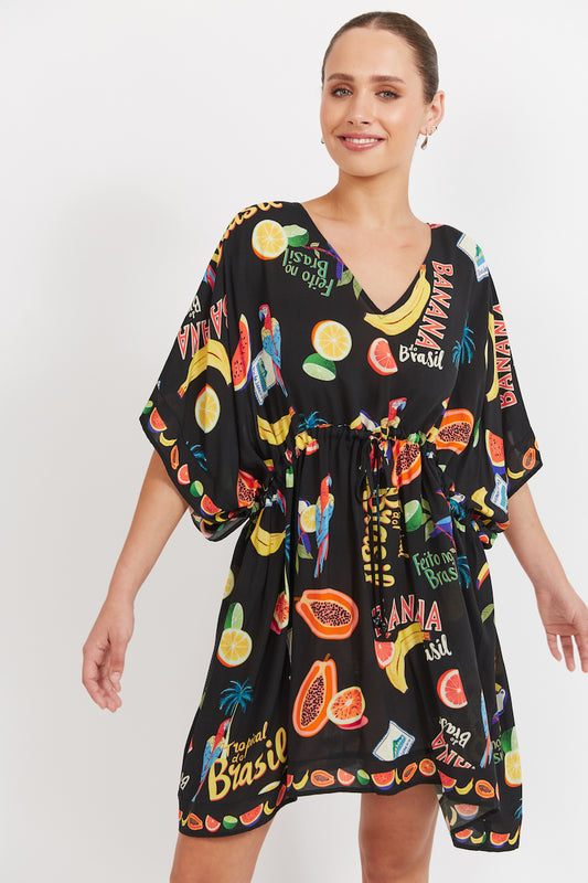 Cabana Dress, Black
