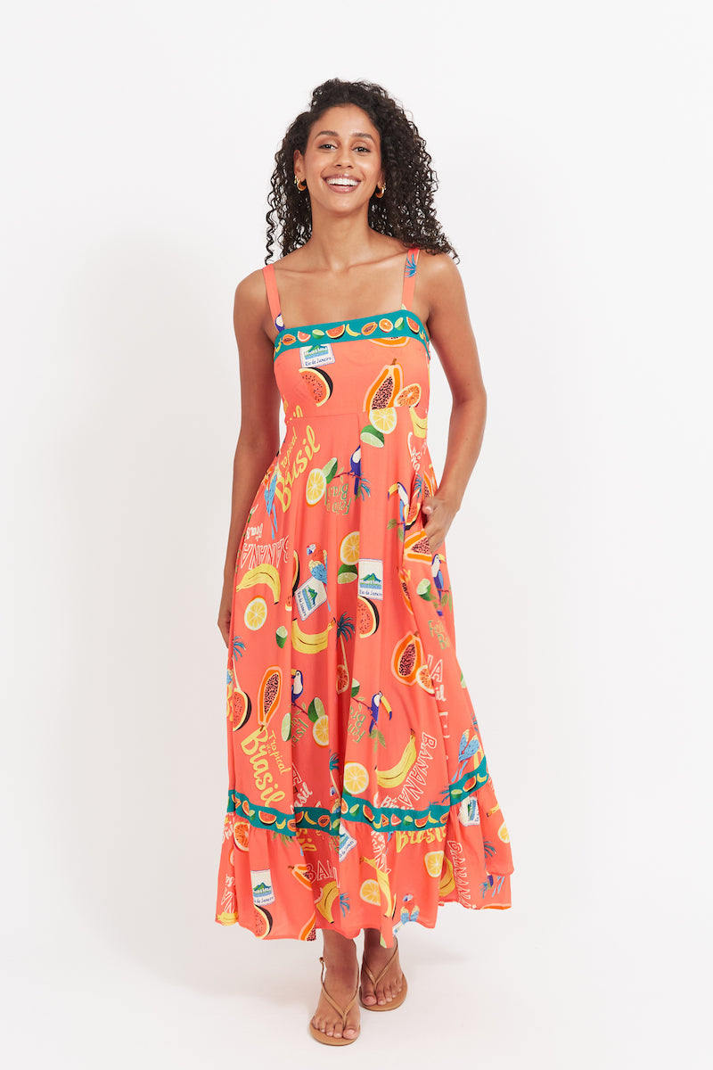Cabana Tank Maxi, Coral