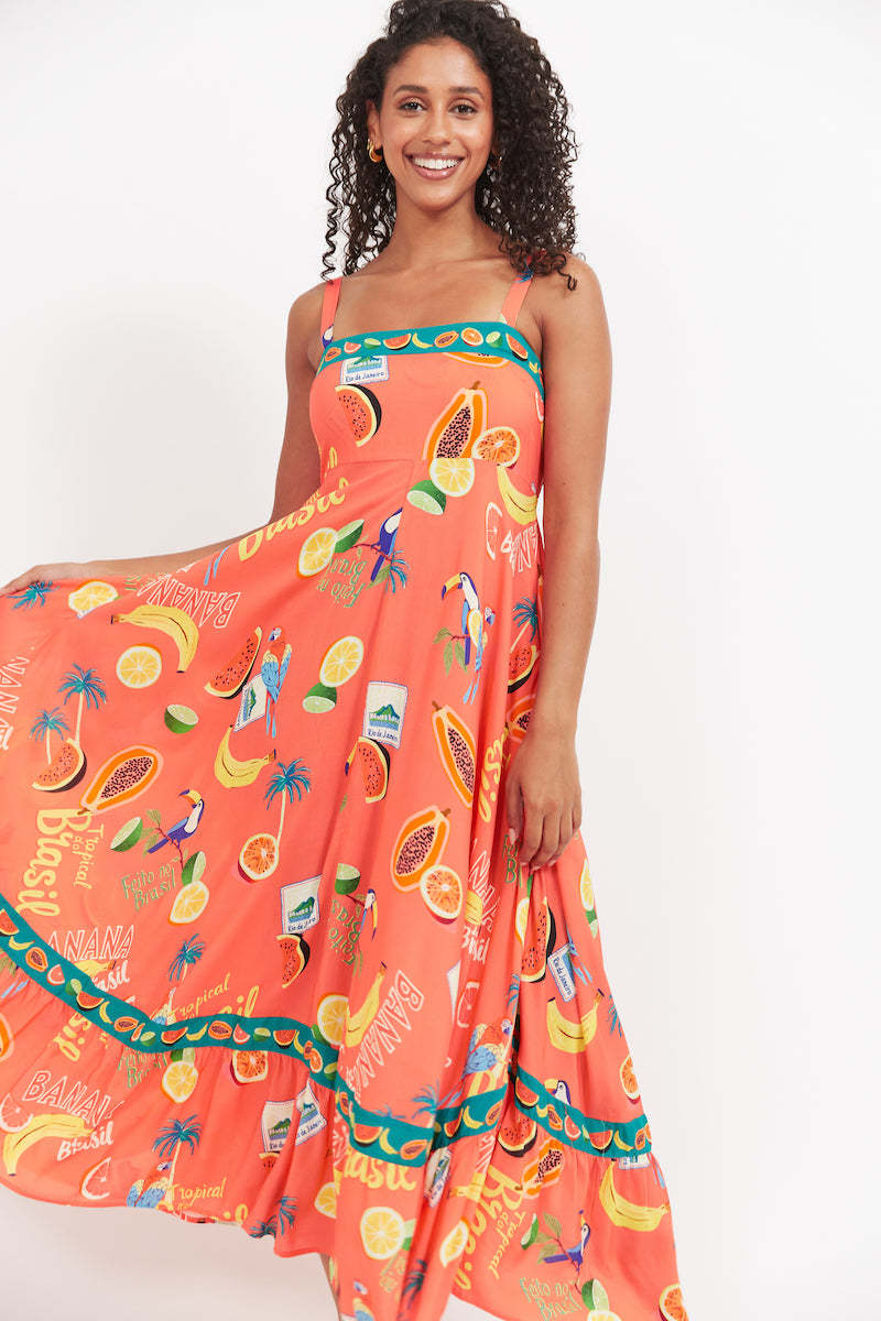 Cabana Tank Maxi, Coral