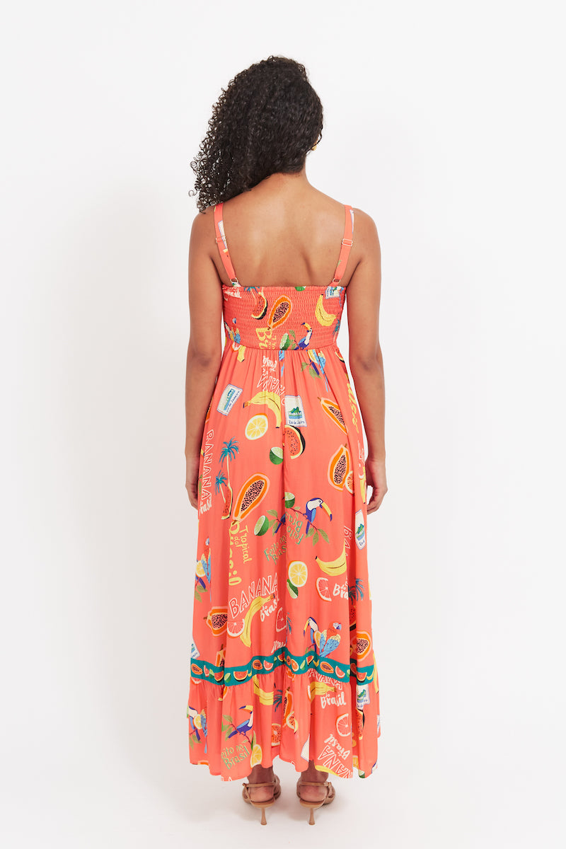 Cabana Tank Maxi, Coral
